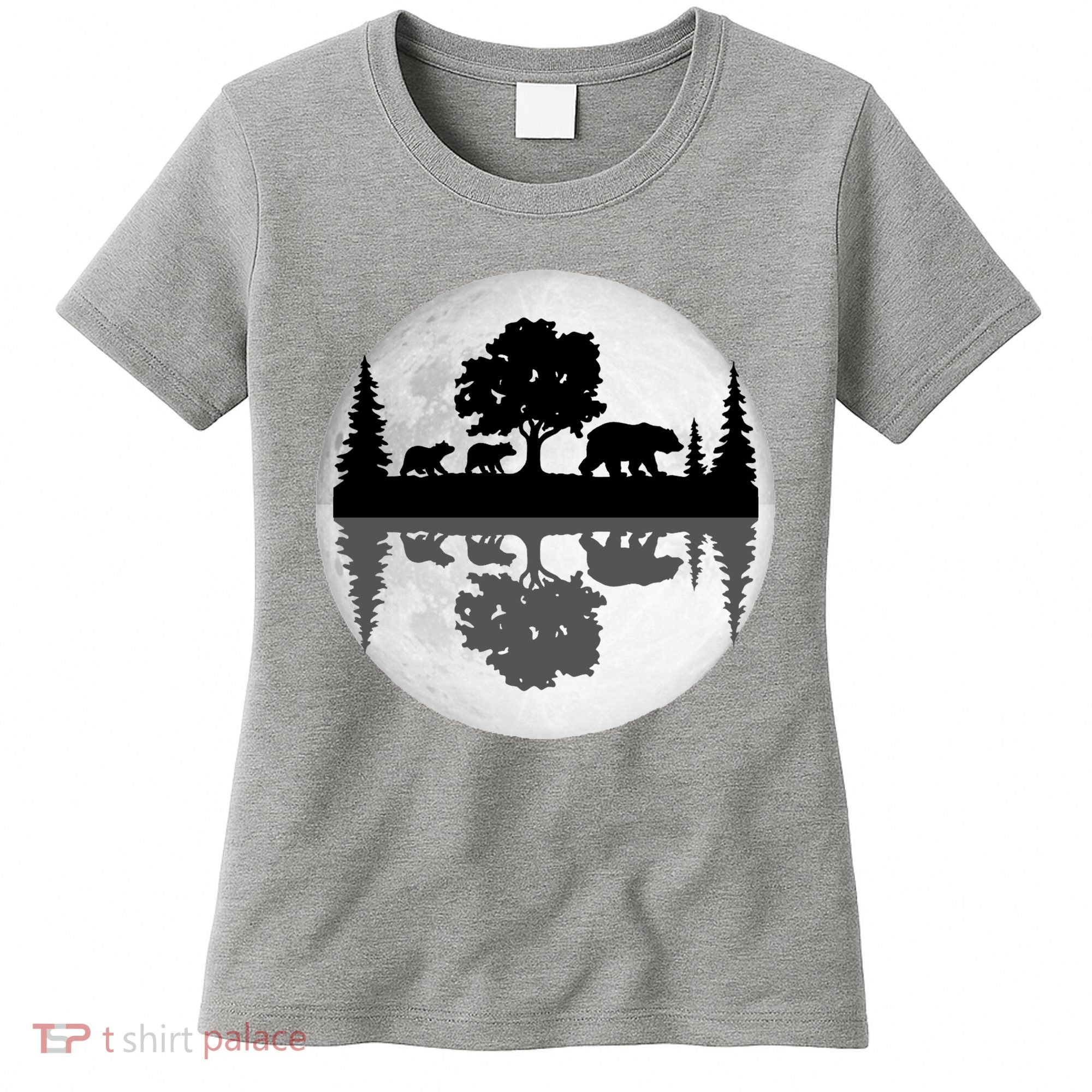 Bear Moon Wilderness Women's T-Shirt