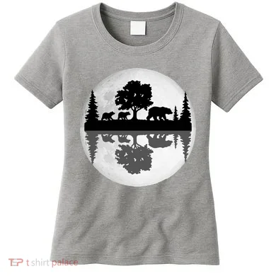 Bear Moon Wilderness Women's T-Shirt
