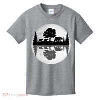 Bear Moon Wilderness Kids T-Shirt thumb 0