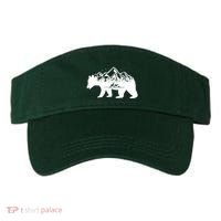 Bear Mountains With Deer Family Nature Fan Visor thumb 0