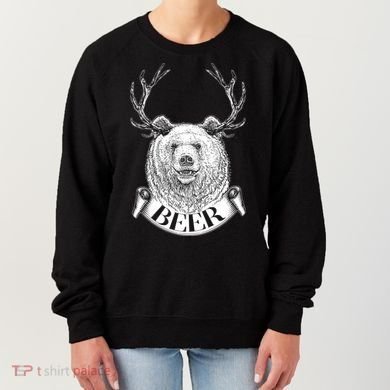 Bear Plus Deer Equals BEER  Women's Sweatshirt