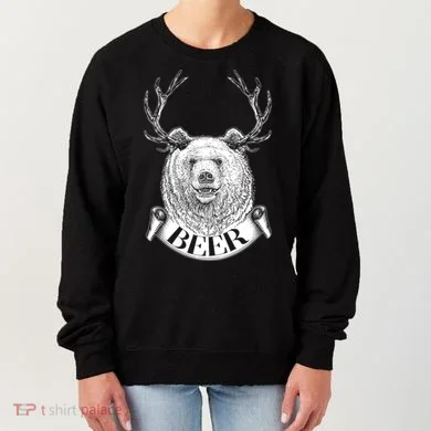 Bear Plus Deer Equals BEER  Women's Sweatshirt