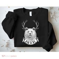Bear Plus Deer Equals BEER  Sweatshirt thumb 2