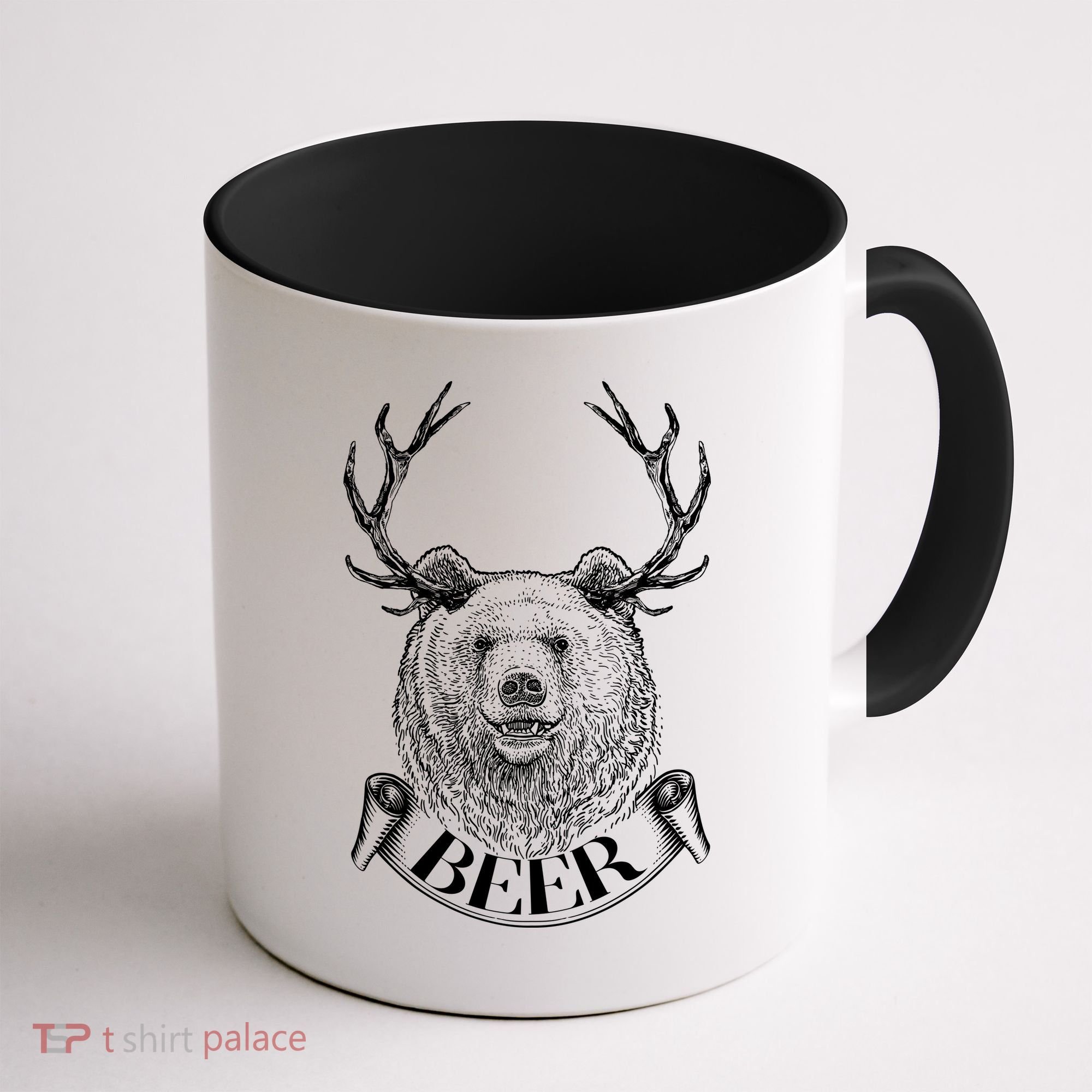 Bear Plus Deer Equals BEER  Coffee Mug