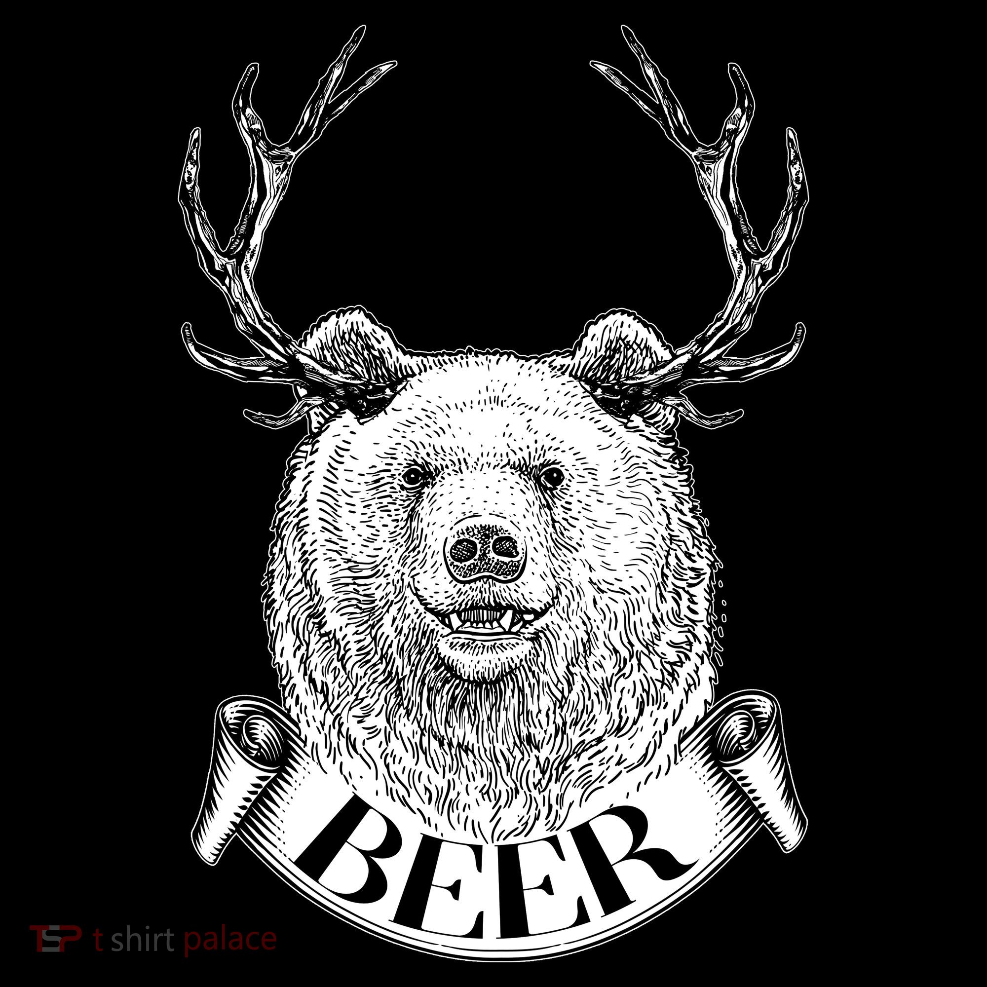 Bear Plus Deer Equals BEER  Polo