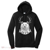 Bear Plus Deer Equals BEER  Women's Hoodie thumb 0