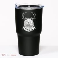 Bear Plus Deer Equals BEER  Tumbler thumb 0