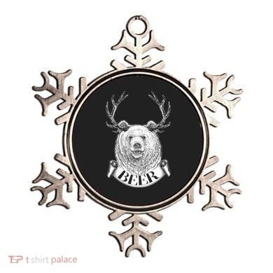 Bear Plus Deer Equals BEER  Ornament