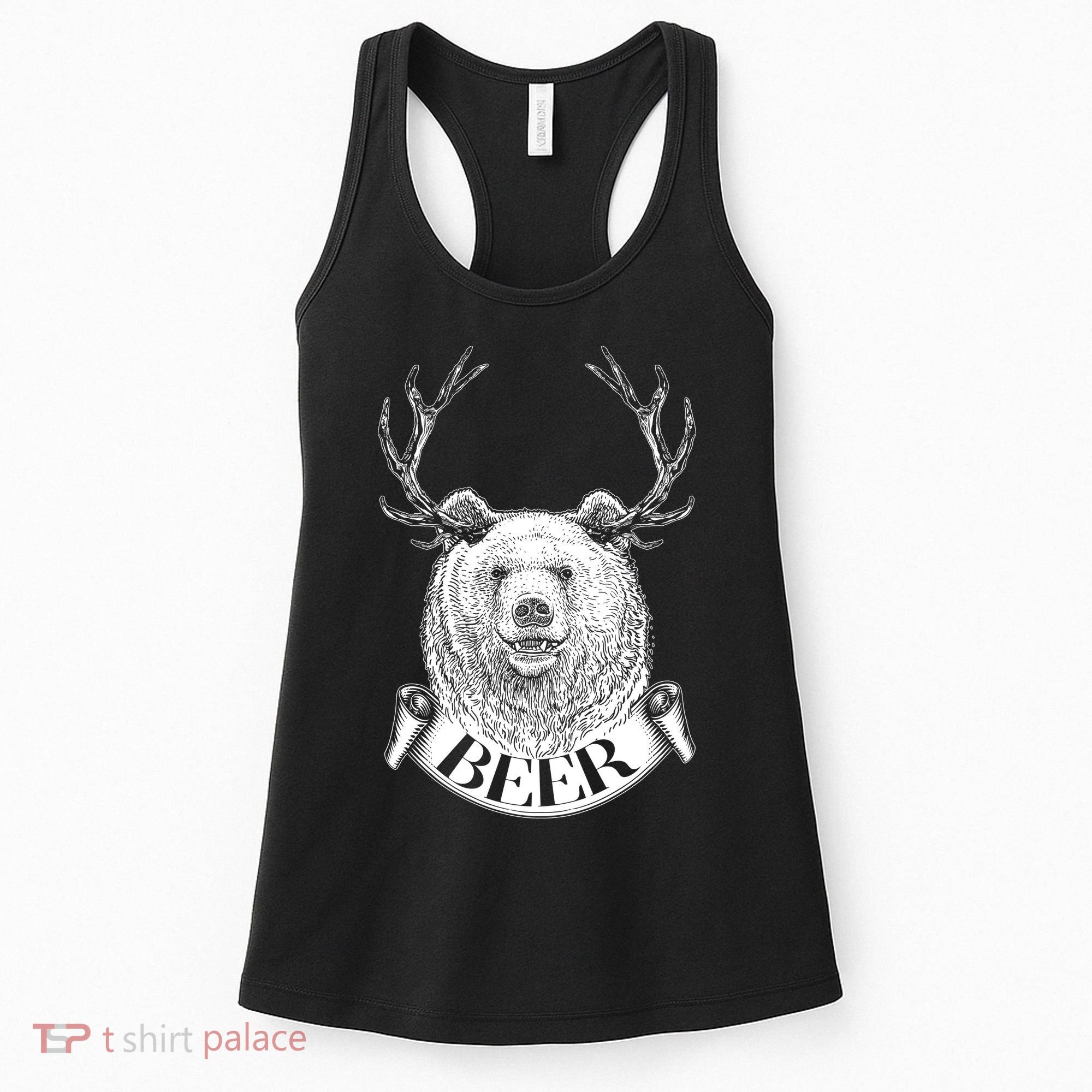 Bear Plus Deer Equals BEER  Women's Tank Top
