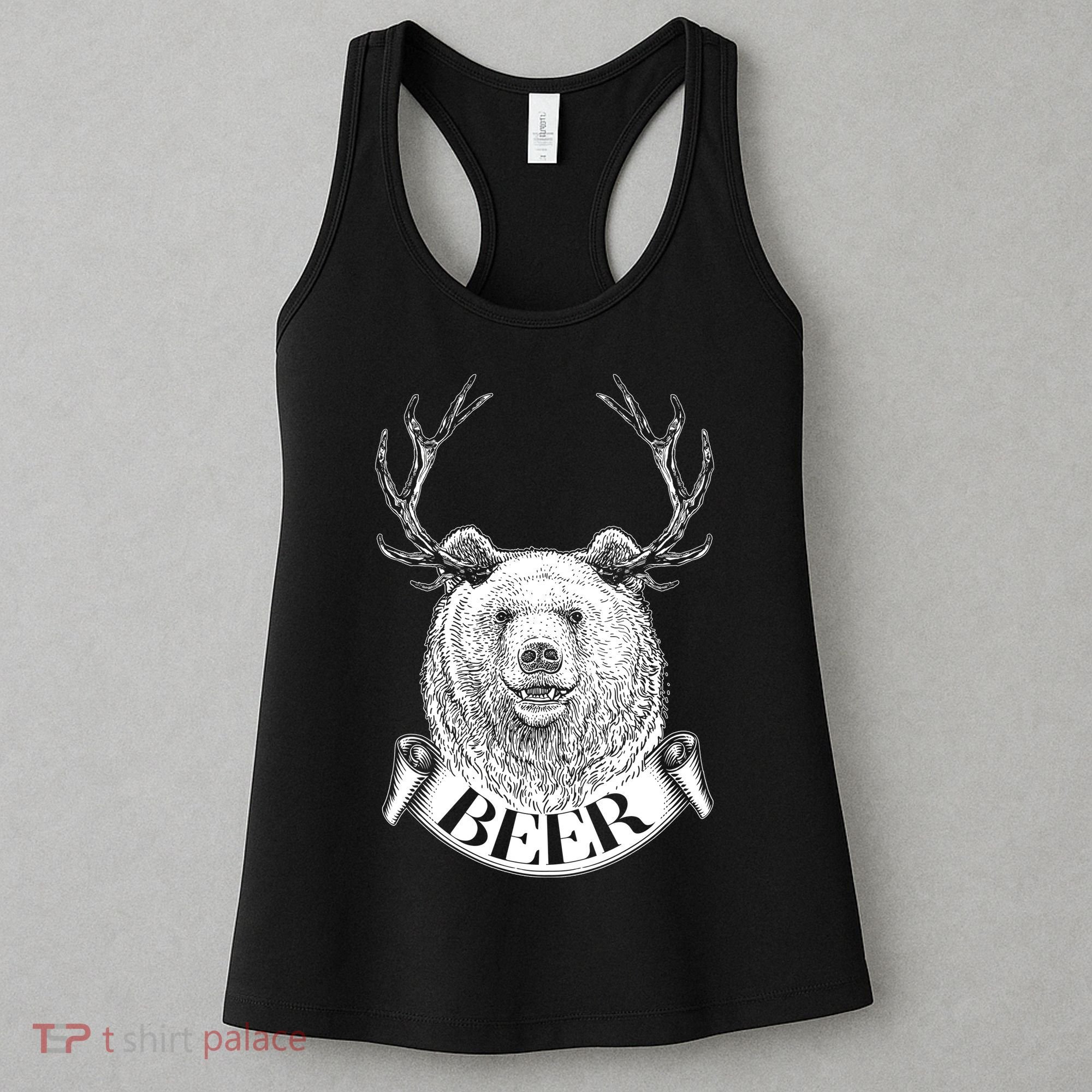 Bear Plus Deer Equals BEER  Women's Tank Top