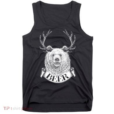Bear Plus Deer Equals BEER  Tank Top