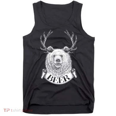 Bear Plus Deer Equals BEER  Tank Top