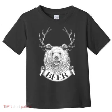 Bear Plus Deer Equals BEER Toddler T-Shirt