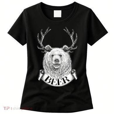 Bear Plus Deer Equals BEER  Women's T-Shirt
