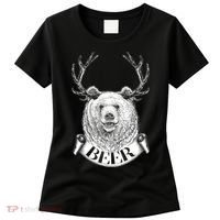 Bear Plus Deer Equals BEER  Women's T-Shirt thumb 0