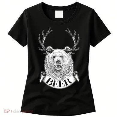 Bear Plus Deer Equals BEER  Women's T-Shirt