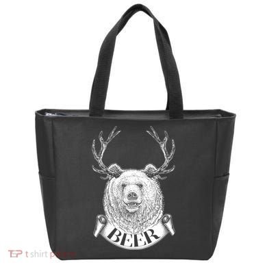 Bear Plus Deer Equals BEER  Tote Bag