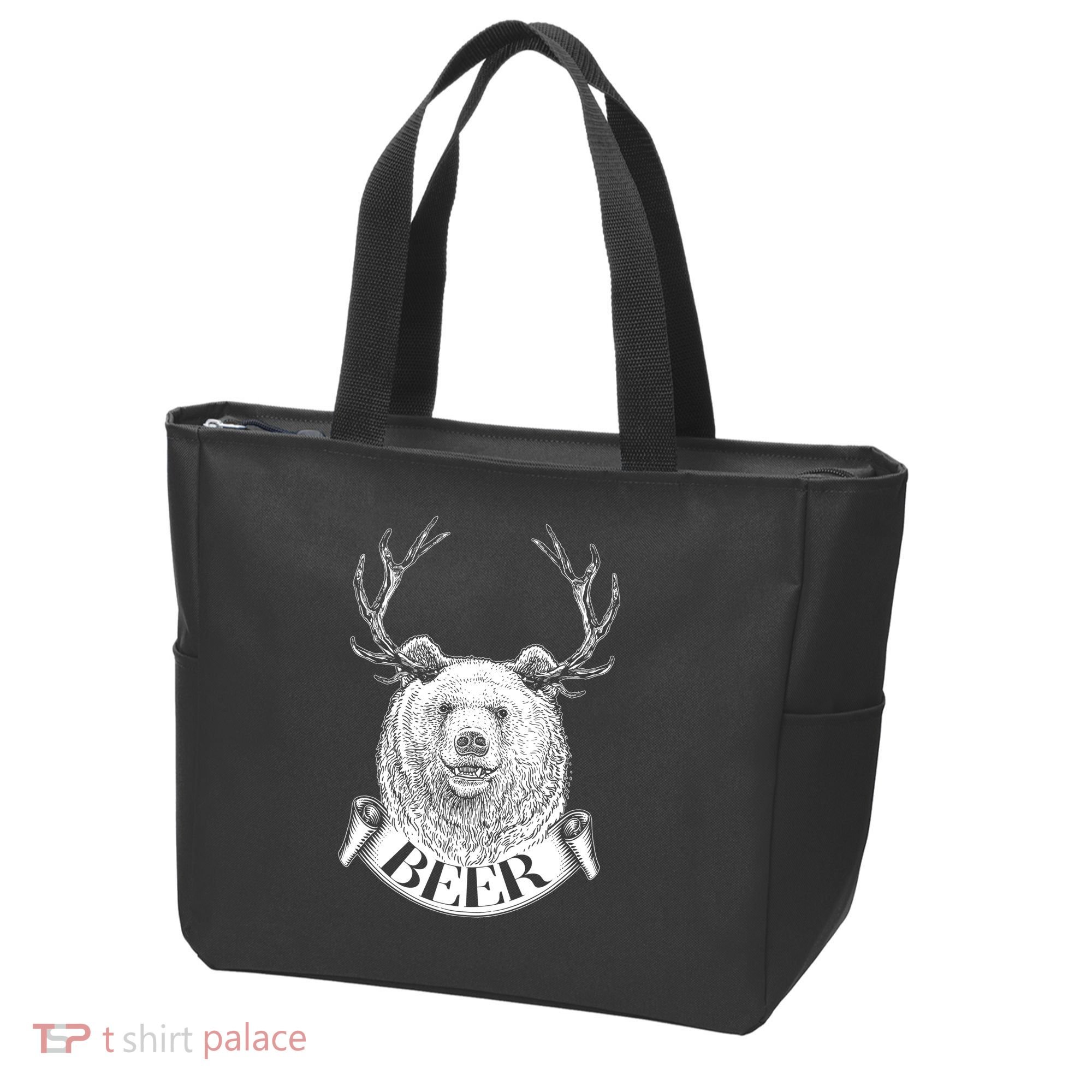 Bear Plus Deer Equals BEER  Tote Bag