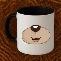 Bear Smiling Face Coffee Mug thumb 2