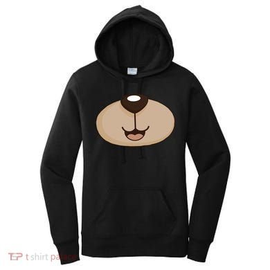 Bear Smiling Face Women's Hoodie