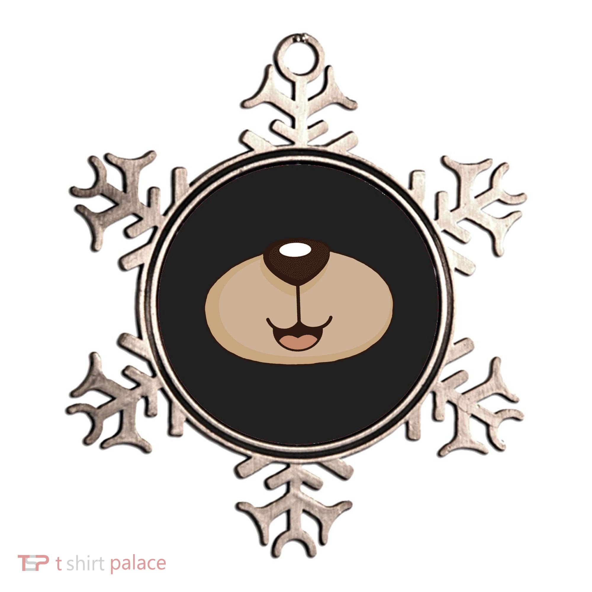 Bear Smiling Face Ornament