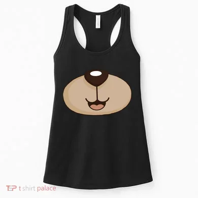Bear Smiling Face Women's Tank Top