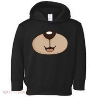 Bear Smiling Face Toddler Hoodie thumb 0