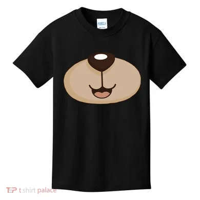 Bear Smiling Face Kids T-Shirt