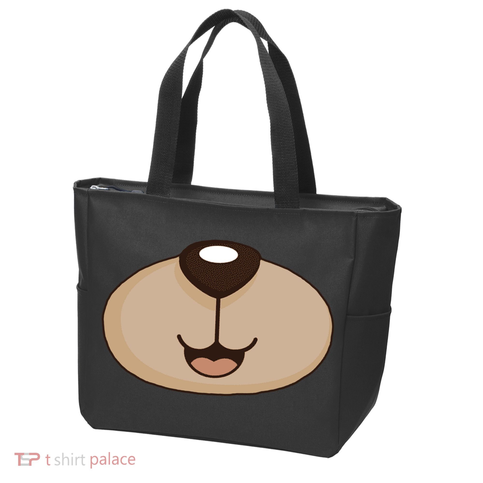 Bear Smiling Face Tote Bag