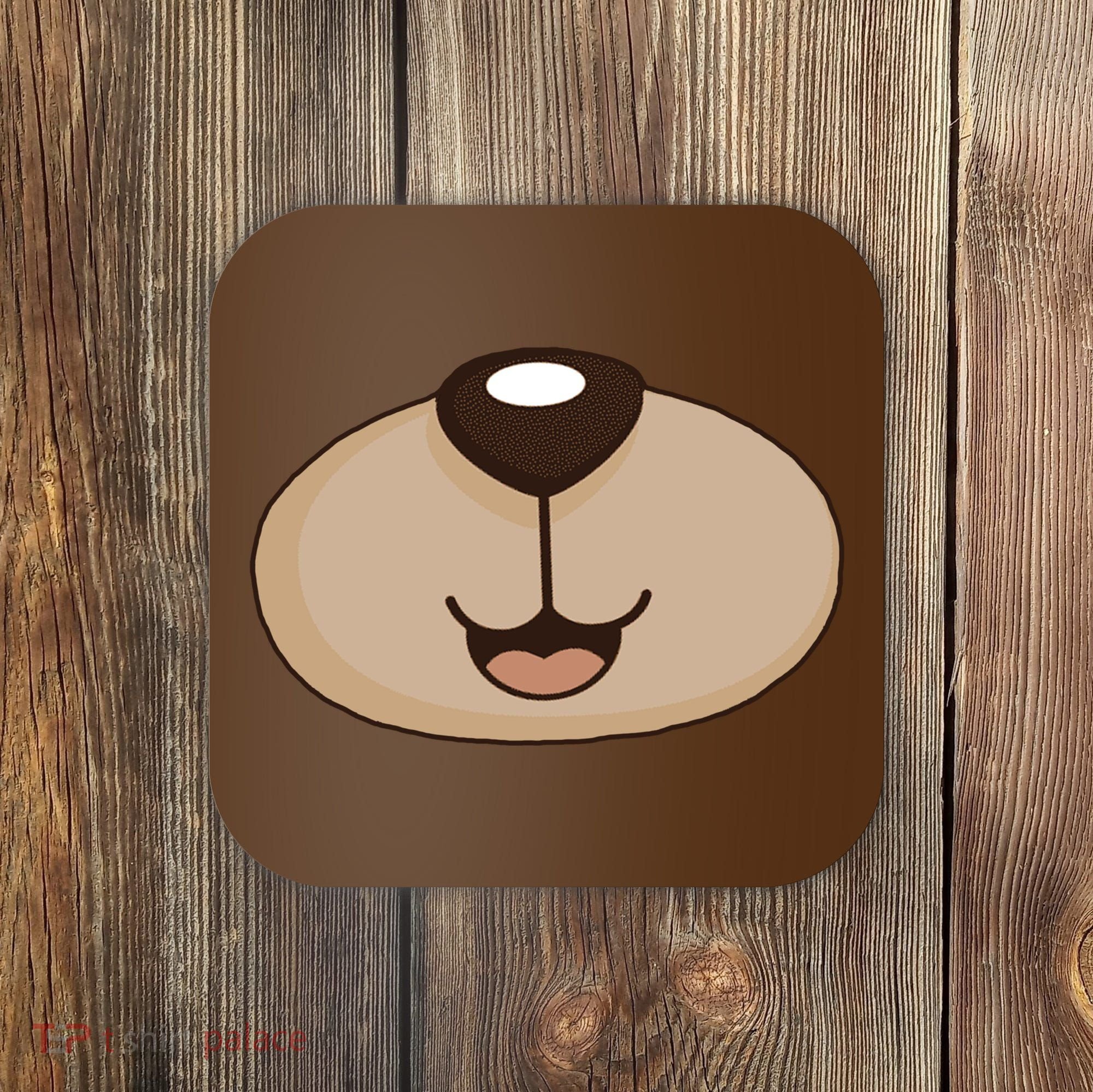 Bear Smiling Face Coaster