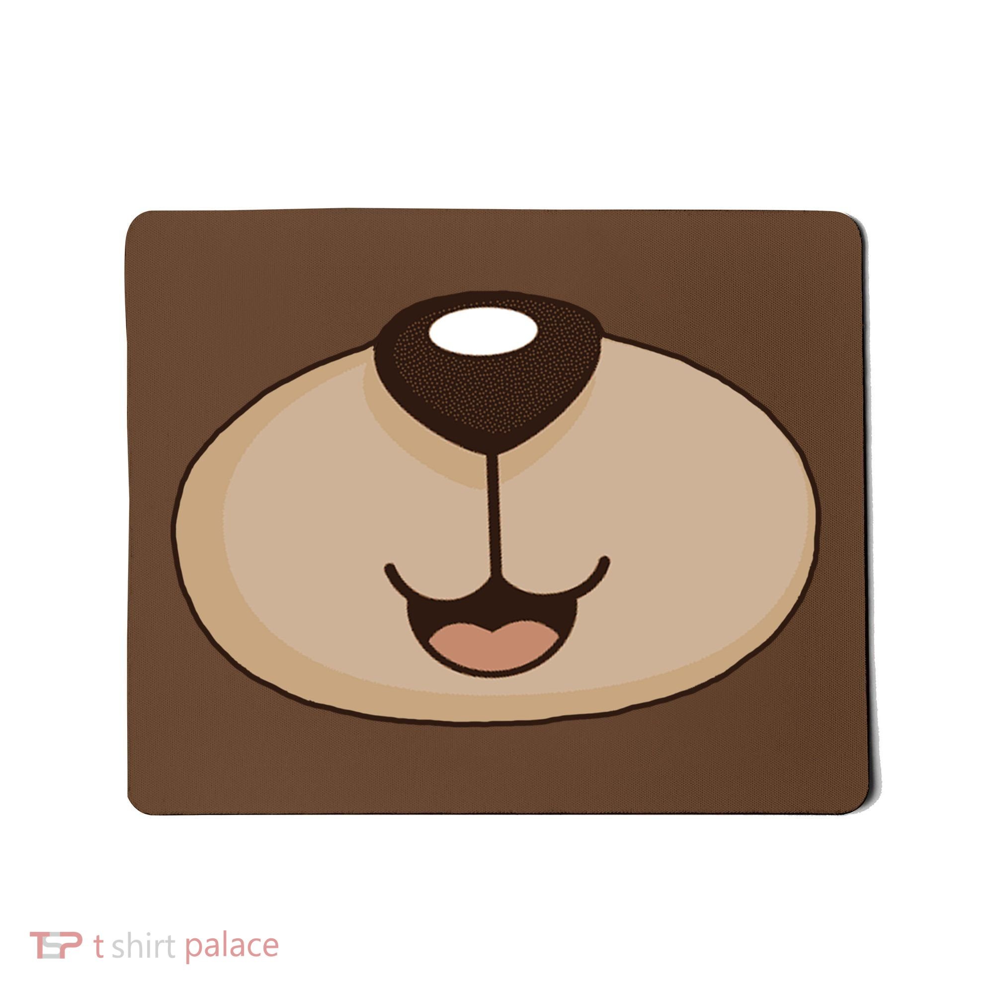 Bear Smiling Face Mousepad