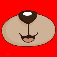 Bear Smiling Face Santa Hat thumb 1