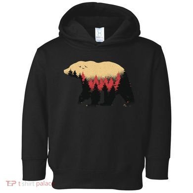 Bear Trees Toddler Hoodie