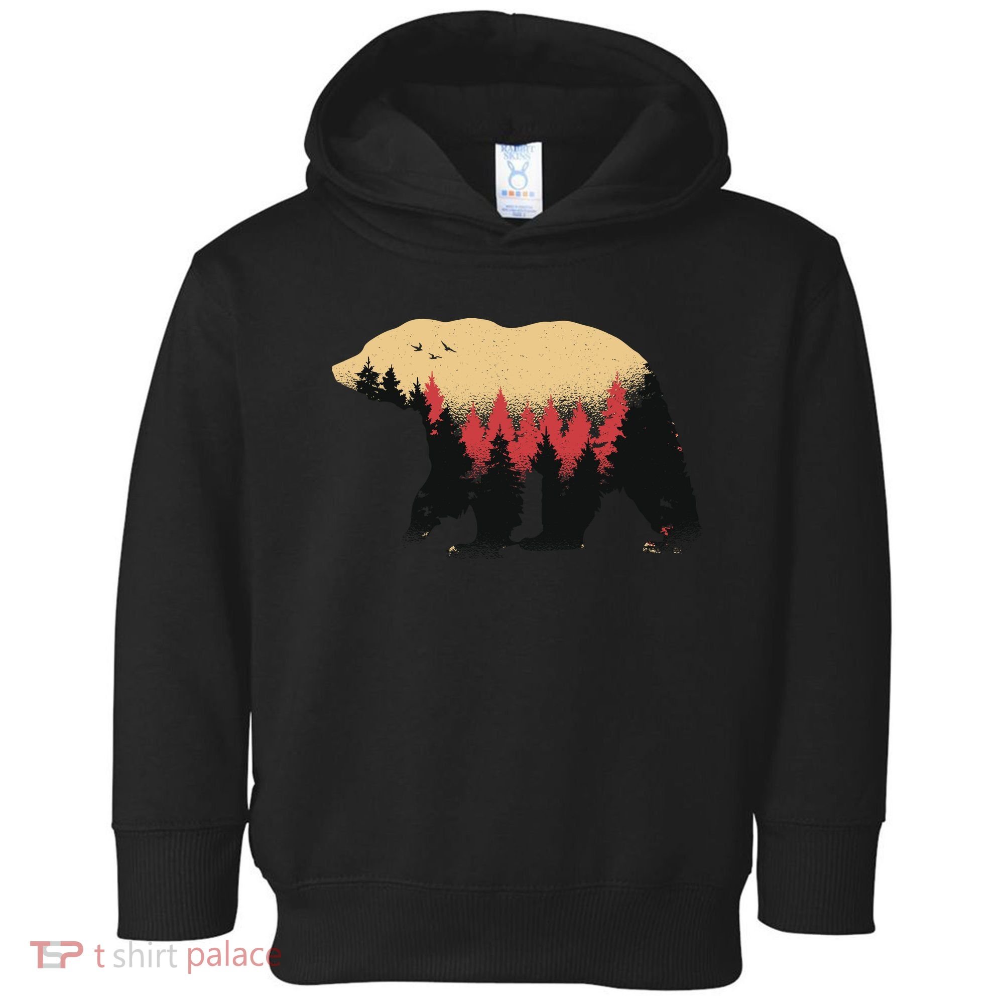 Bear Trees Toddler Hoodie