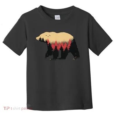 Bear Trees Toddler T-Shirt