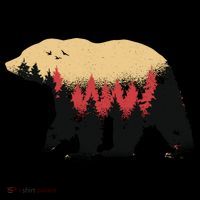 Bear Trees Kids Long Sleeve Shirt thumb 2