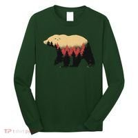 Bear Trees Long Sleeve Shirt thumb 0