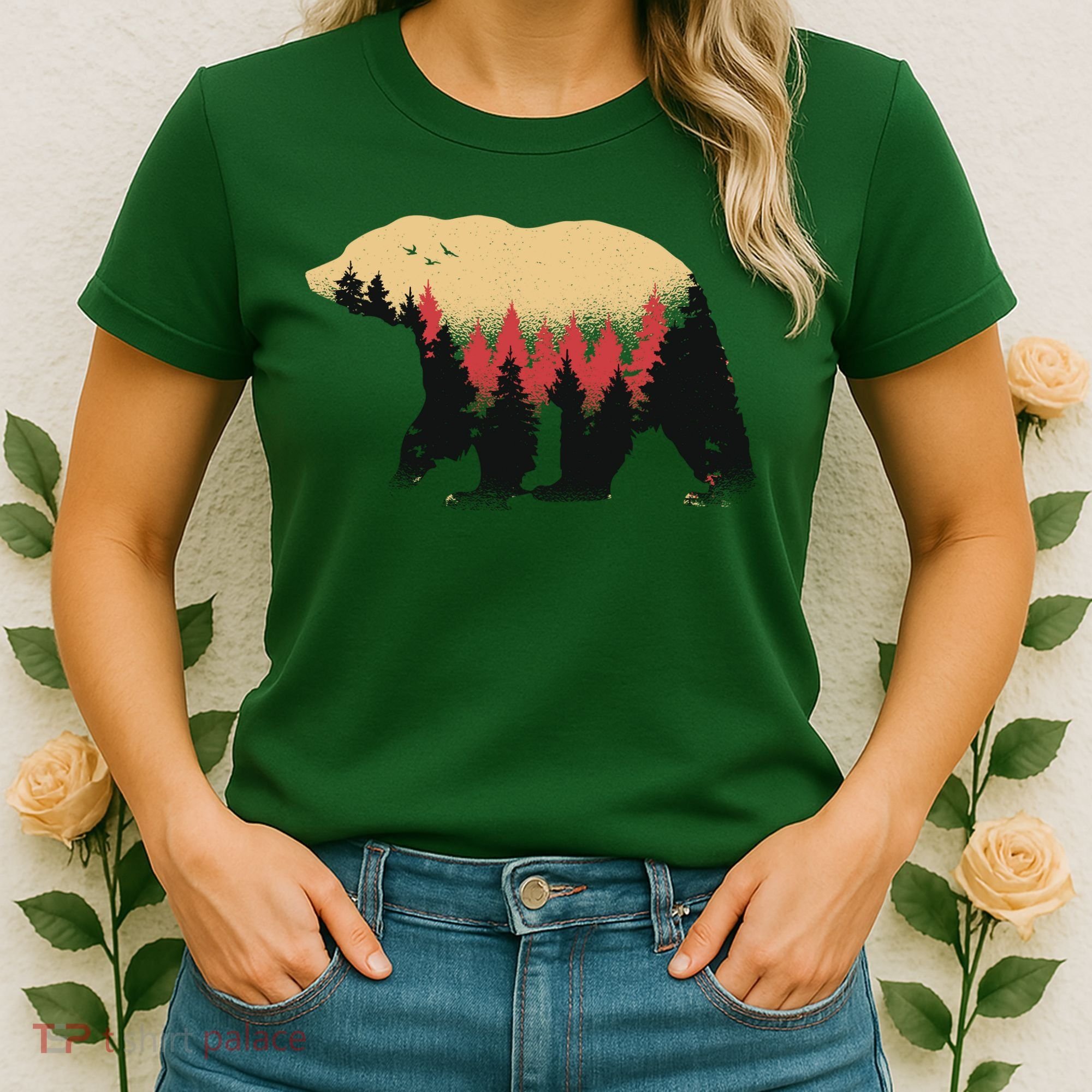 Bear Trees Women's T-Shirt