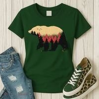 Bear Trees Women's T-Shirt thumb 3
