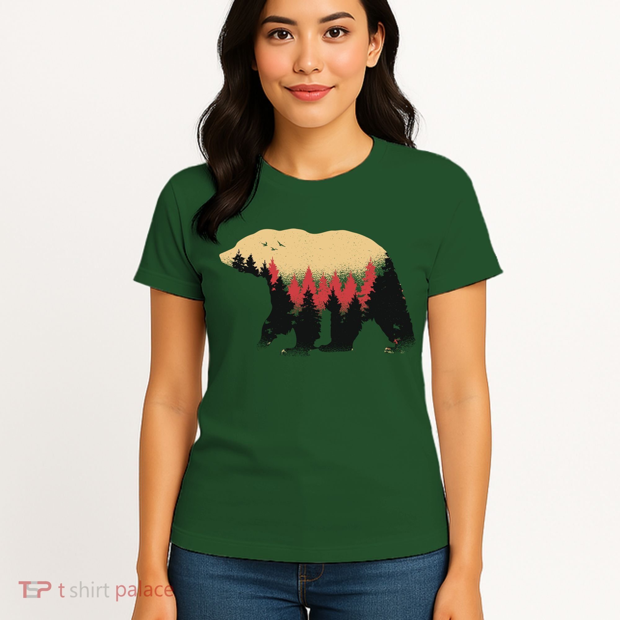 Bear Trees Women's T-Shirt