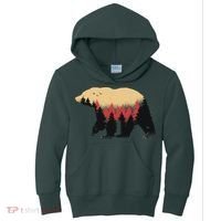 Bear Trees Kids Hoodie thumb 0