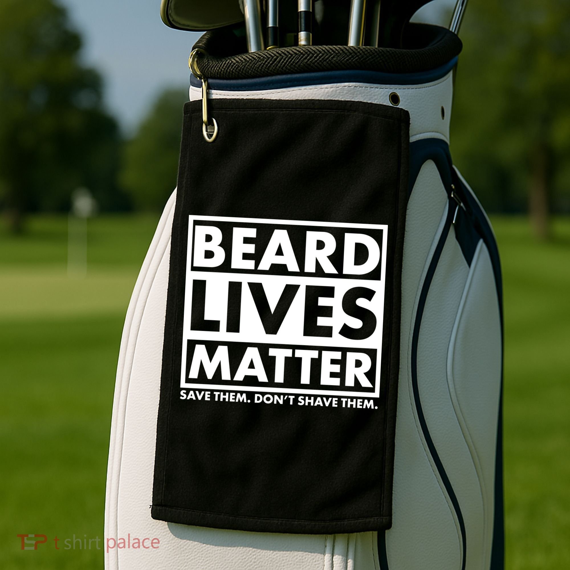 Beard Lives Matter Golf Towel