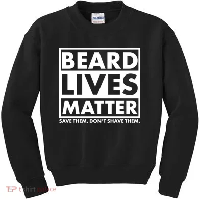 Beard Lives Matter Kids Sweatshirt