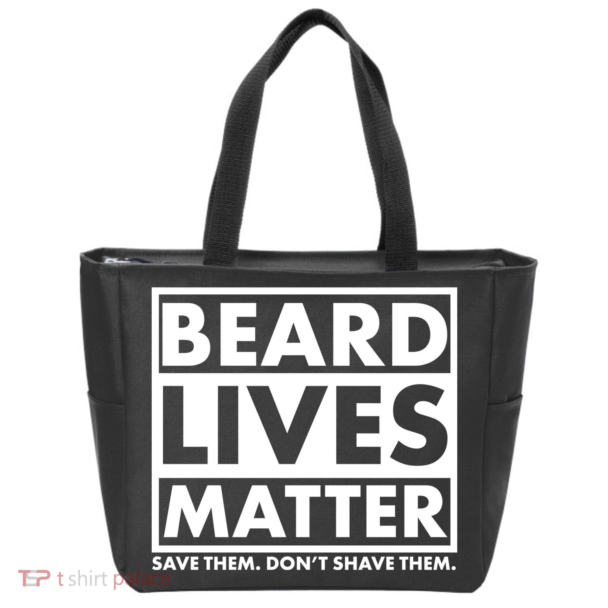 Beard Lives Matter Tote Bag