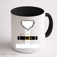 Beard Santa Claus Costume Suit Coffee Mug thumb 1
