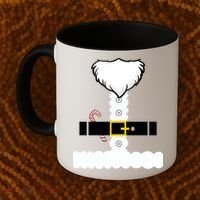 Beard Santa Claus Costume Suit Coffee Mug thumb 2