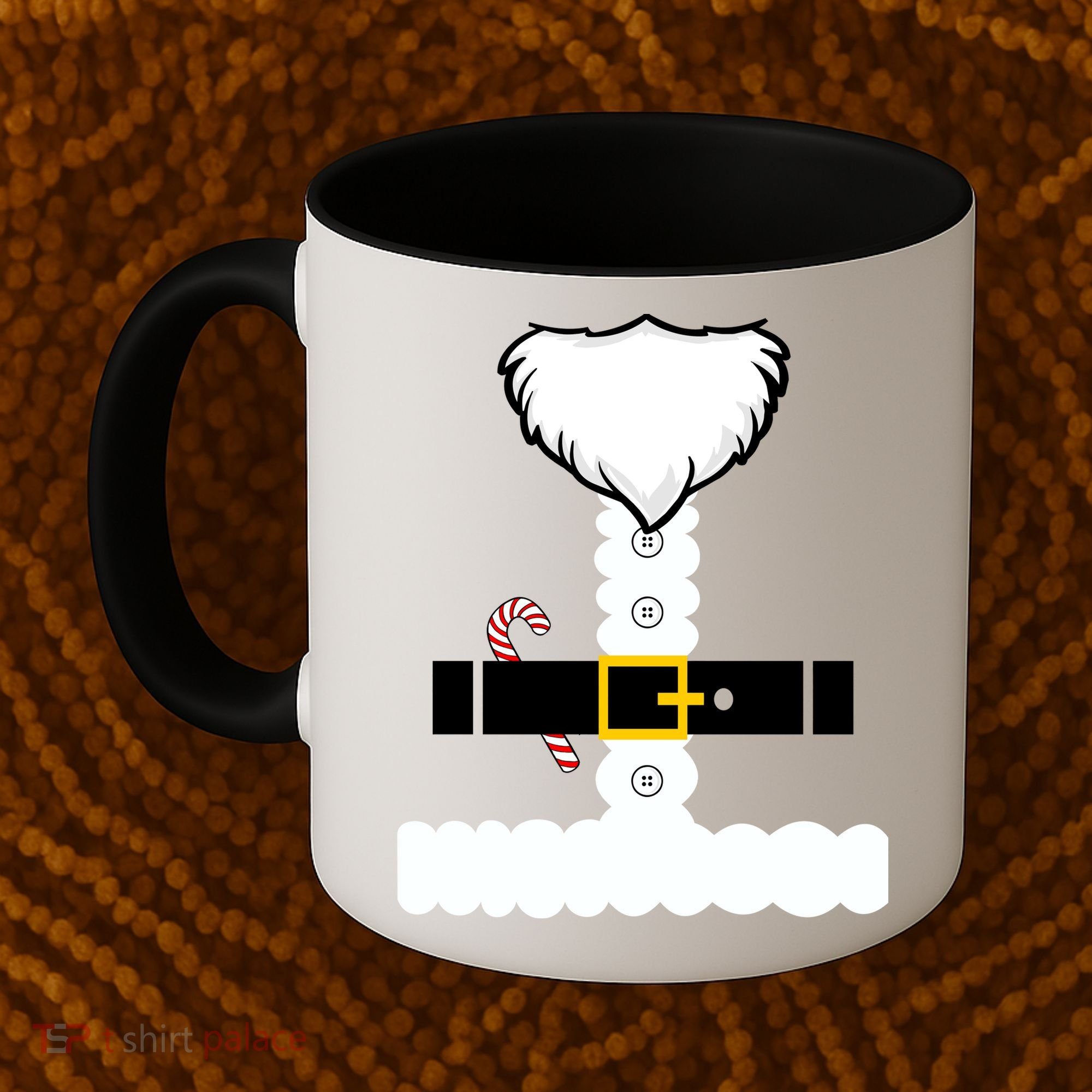 Beard Santa Claus Costume Suit Coffee Mug