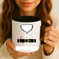 Beard Santa Claus Costume Suit Coffee Mug thumb 3