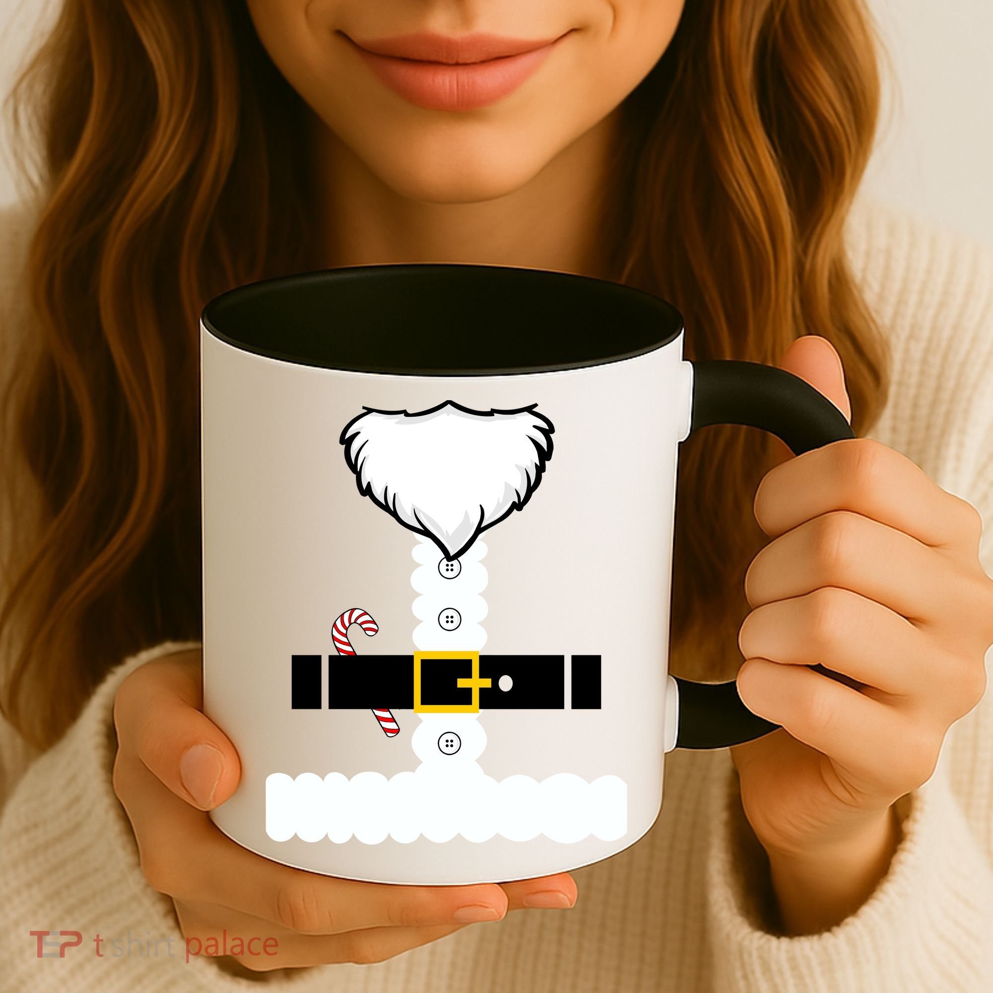 Beard Santa Claus Costume Suit Coffee Mug