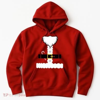 Beard Santa Claus Costume Suit Hoodie